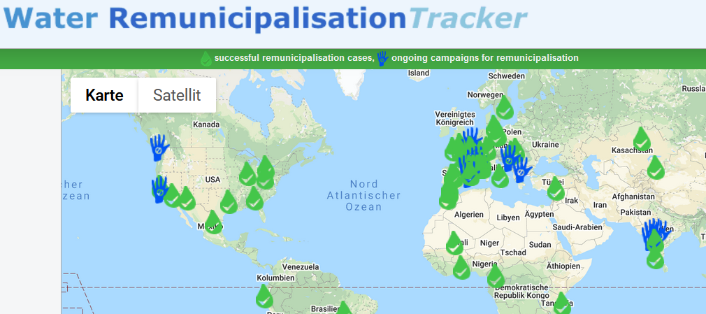 Water Remunicipalisation Tracker (von TNI)